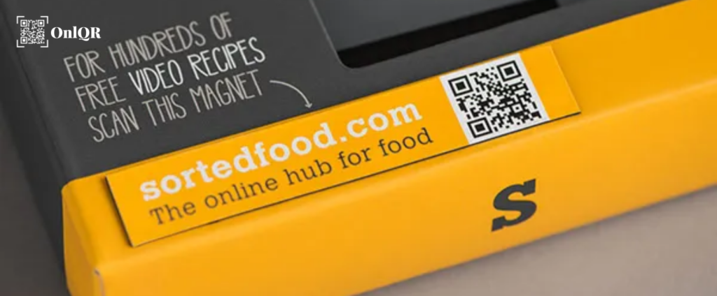 QR Code on Food Packaging