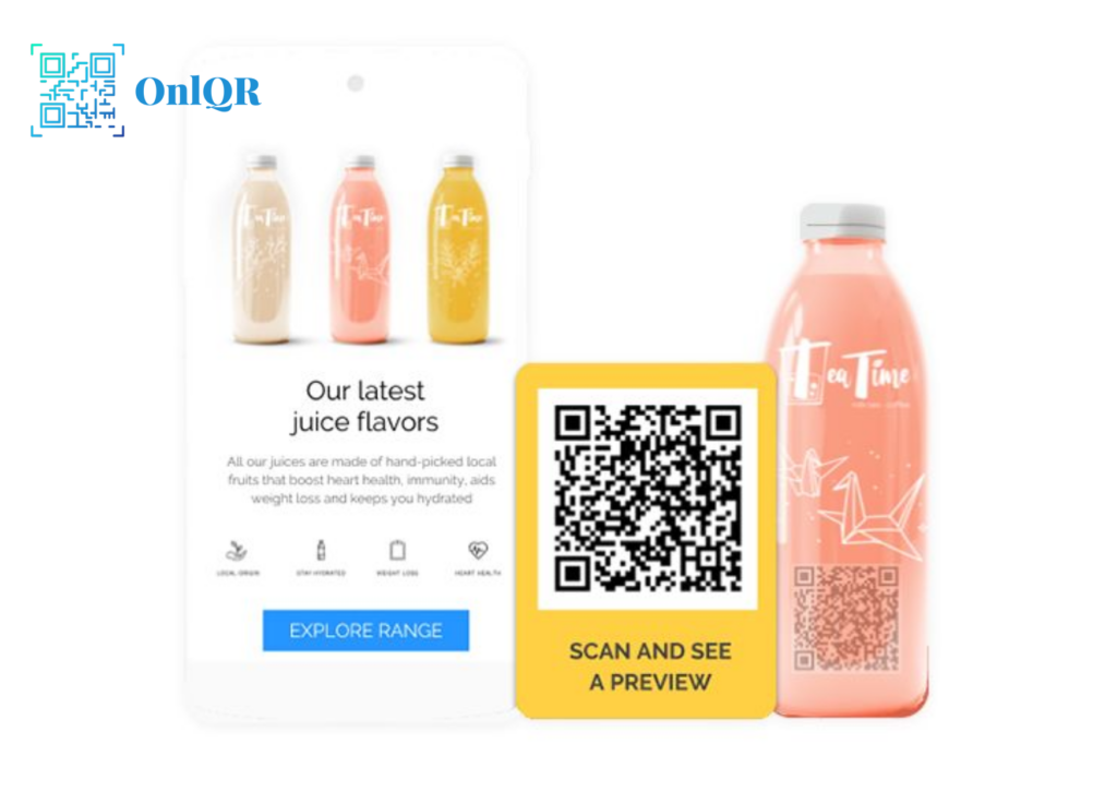 QR Code on Product Packaging