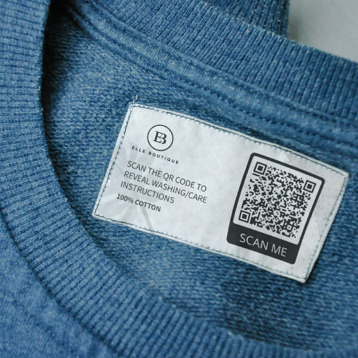 qr code on clothing