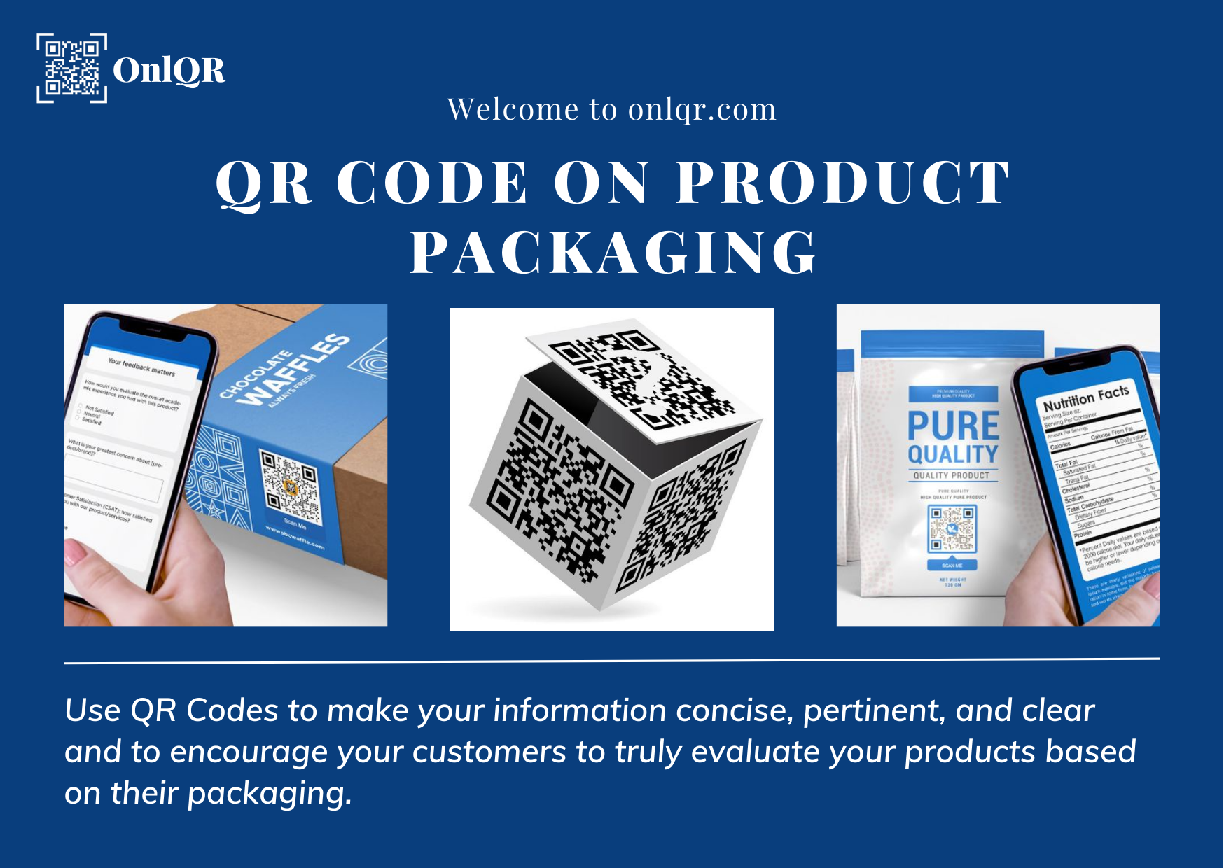 QR Code on Product Packaging | Create Your Free QR Code