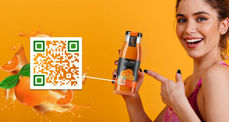 qr code on product packaging