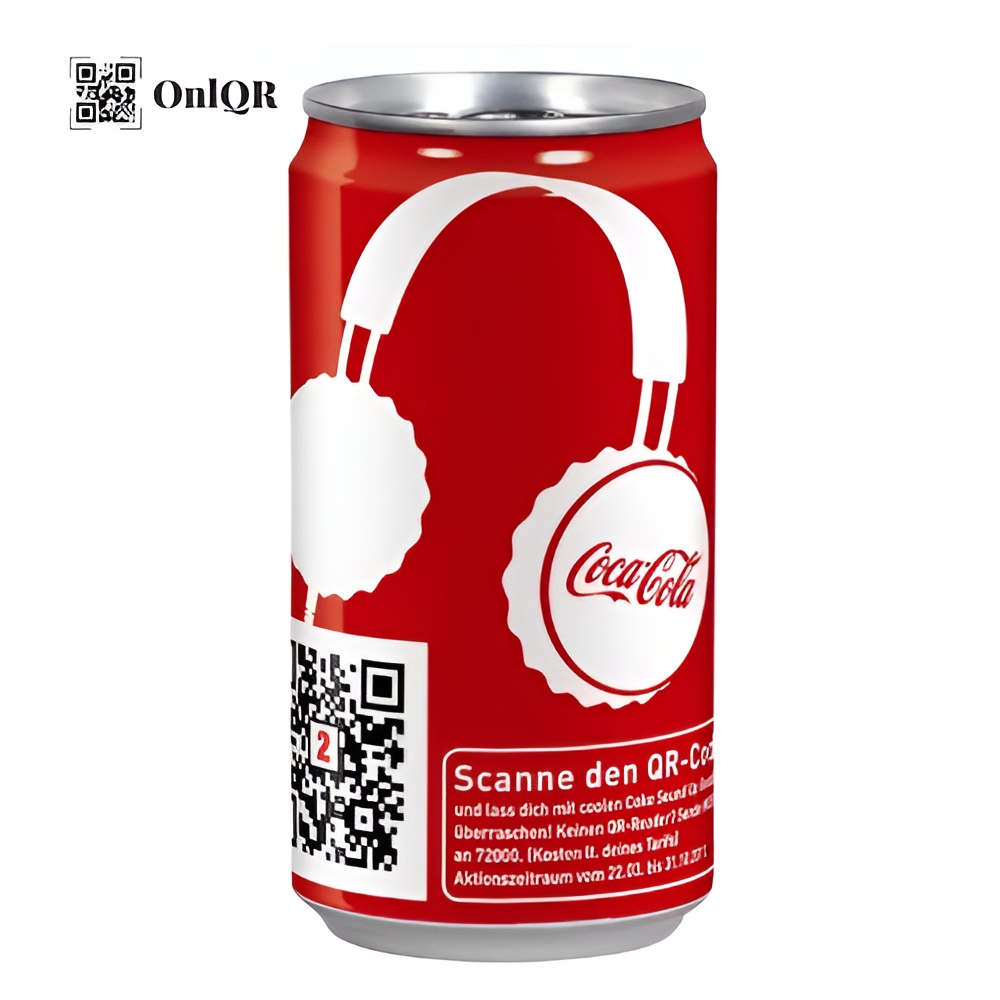 QR Code on Bottles and Cans