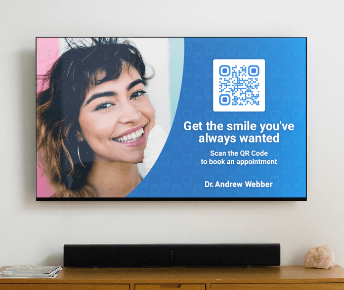 QR Code on TV Commercial - OnlQR