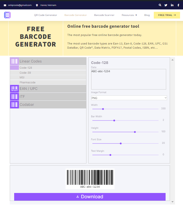 barcode generator