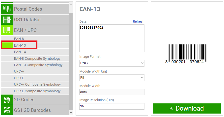 barcode generator