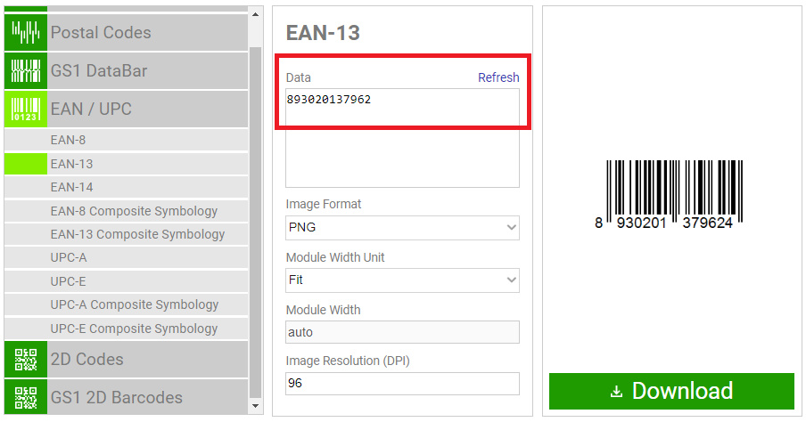 barcode generator