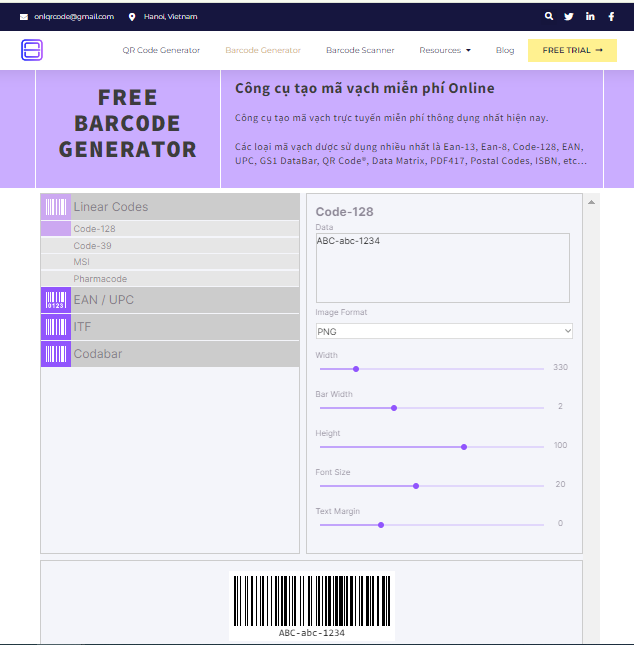 barcode generator